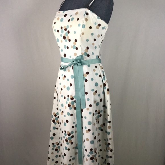 Jessica Howard size 10 White Polka Dot Dress - Picture 5 of 8